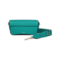 US Direct Shipping ECCO Medium Pinch Bag Lapis Pebbled Leather