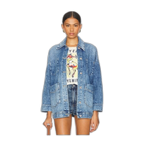 Hong Kong Direct Mail Fashion Luxury Free People Womens Avery Denim Jacket OB1917