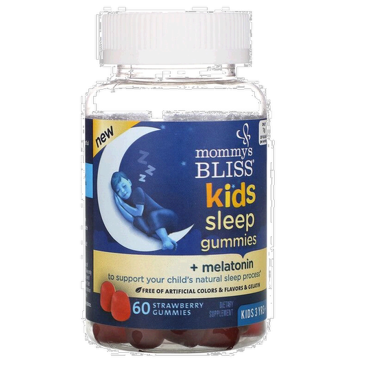 Hong Kong straight-haired Mommy S Bliss gummies for children 3 years old + taking nutritional supplement before bedtime 60 capsules for sleep