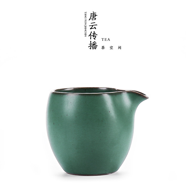Tang Yun Japanese ceramic tea separator Male cup Uniform cup Gongfu Tea accessories Kiln coarse pottery handmade fair cup