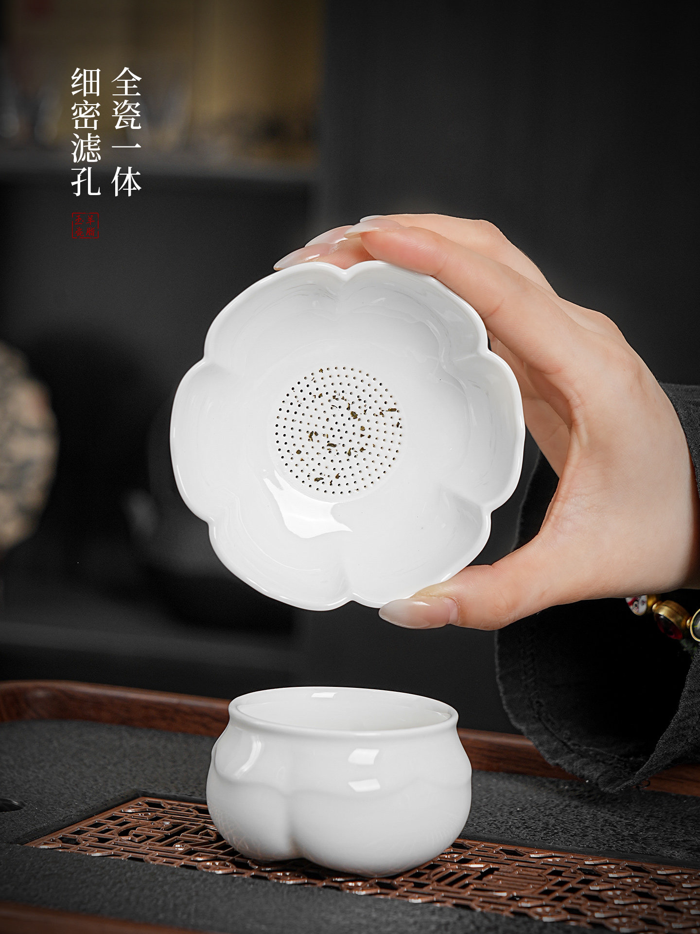 2026 New Model Jade Porcelain Complete Tea Set, High-End Light Luxury Office Tea Brewing Set, Special Teapot and Teacups