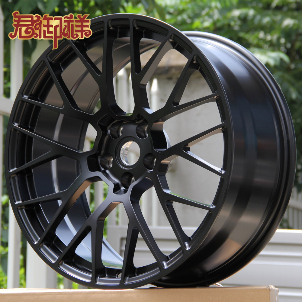 Jun Yuxiang 20 inch forged and adapted Porsche Maccamacan Markan front and back with black hub