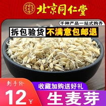 Tongrentang sulfur-free raw malt milk can be used to grow grain buds 500g of Chinese medicinal materials for stomach tea