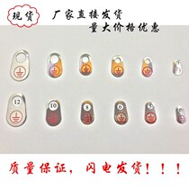 Hot-selling signage custom aluminum brand stainless steel copper grounding Mark grounded metal nameplate custom spot triangle warning