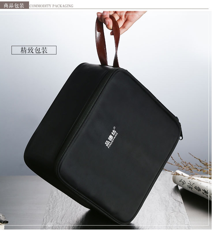 Royal pure travel tea set suit portable package mini portable car is suing tourism glass kung fu tea set