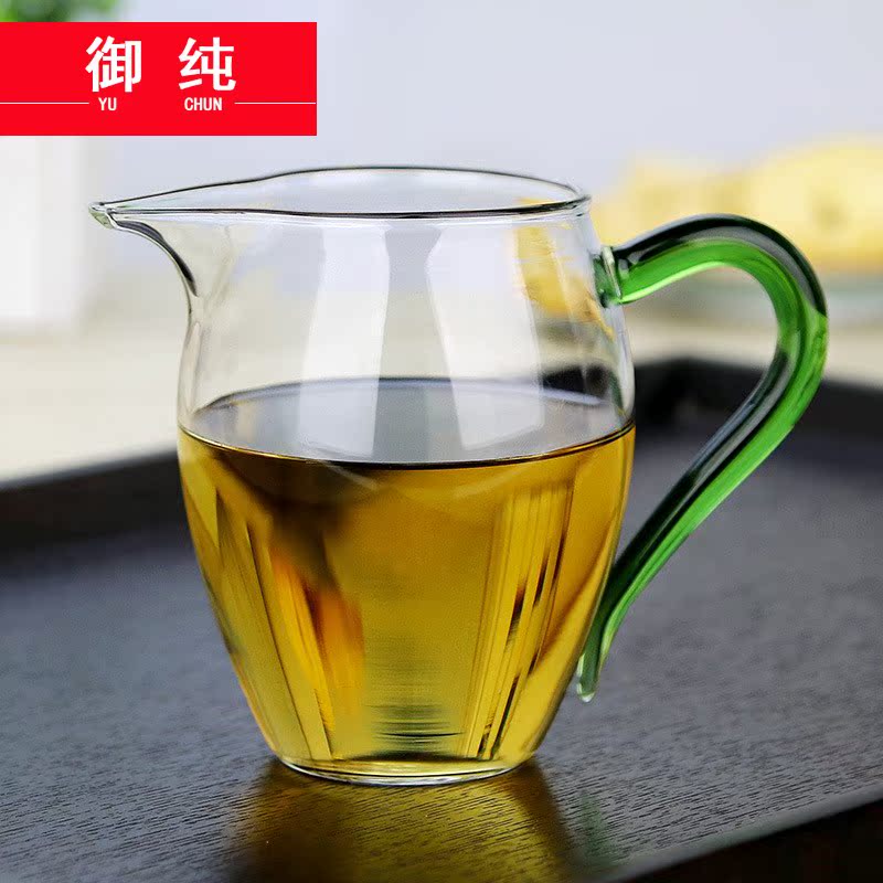 Royal pure manual reasonable refractory glass cup tea silicon glass tea set tea sea