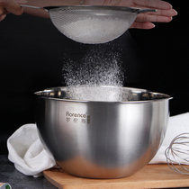 Egg bowl baking tool 304 stainless steel cake cream hair bowl stir home deepened splash-proof cooking bowl