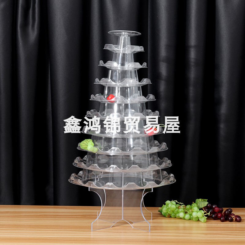 Hot-Selling New Multifunctional 10-Layer Macaron Model Display Stand, Universal Macaron Tower for Parties, Wedding Decoration Stand