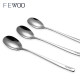 304 stainless steel long handle mixing spoon small spoon seasoning coffee spoon extended creative ice spoon Korean long handle spoon