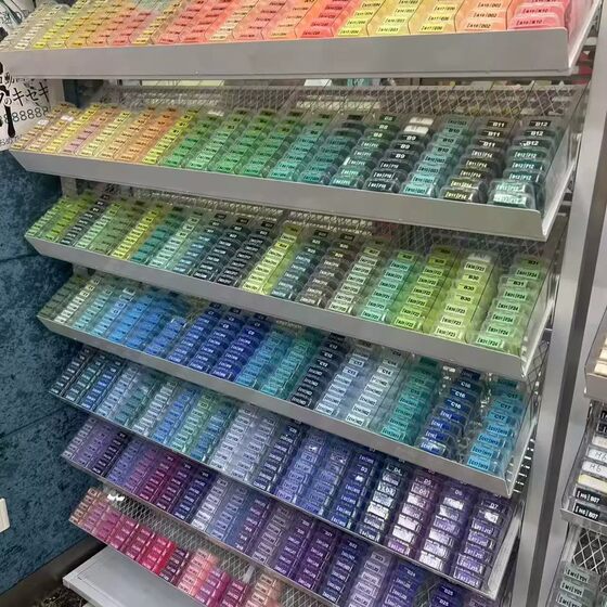 Multi-Layer DIY Bead Arrangement Rack, Transparent Organizing Rack for Seed Beads, Commercial Multifunctional Display Rack