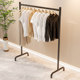 Simple Floor-Standing Clothes Rack for Home Use, Balcony Simple Single-Rod U-Shaped Drying Rack, Hotel Drying Rack for Quilts