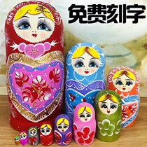 Set baby children girls children handmade Chinese style send girlfriends lettering Russian small toys New