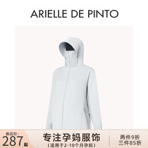 French ARIELLE DE PINTO maternity wear maternity jacket summer outer wear fashionable cool and sun-protective large size women