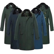 Jihua Cold Area Regular Cotton Coat Warm Thickened Long Removable Liner Coldproof Cotton Jacket Double Liner a