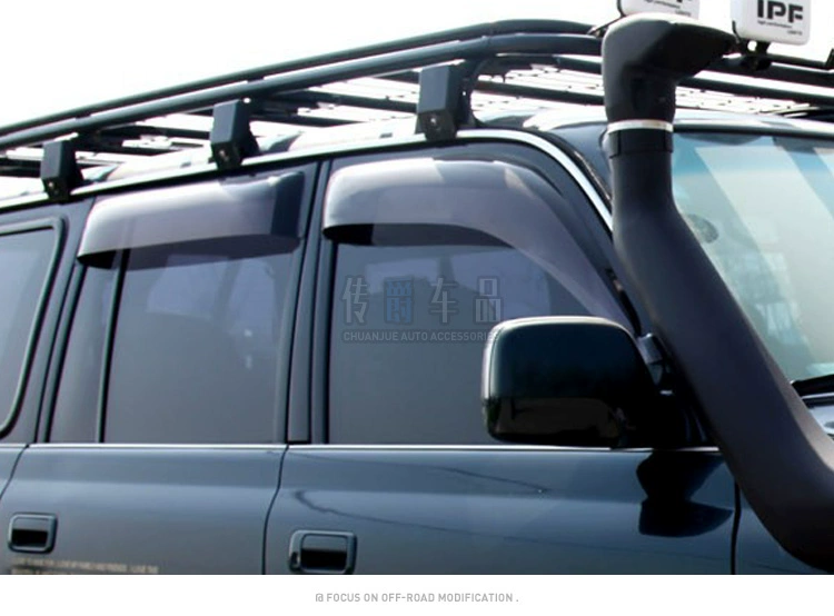 Toyota Land Cruiser LC80 tấm che mưa 4500 đặc biệt cửa sổ mưa lông mày FJ80 mở rộng sửa đổi phụ kiện off-road miếng dán nano gương chiếu hậu