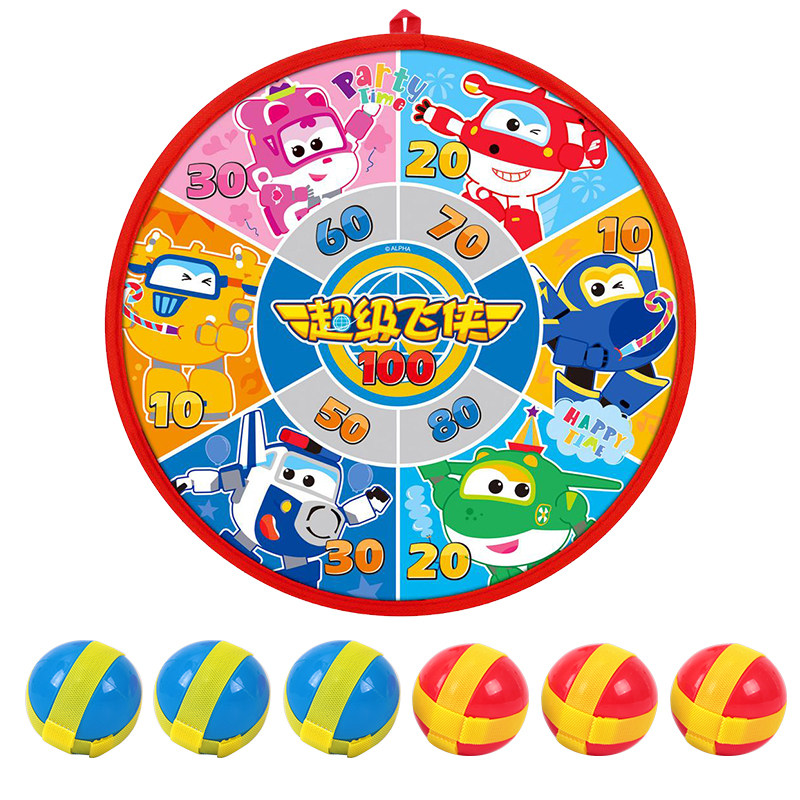 Ojie Super Fly-Man Children Throw Sticky Ball Target Toy Flying Dart Pitching Target Disc Ledy Sticky Ball Kindergarten