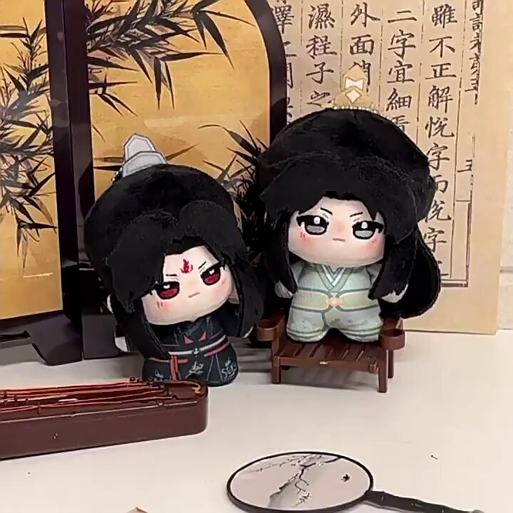 人渣反派自救系统同人周边努努公仔洛冰河沈清秋棉花娃娃毛绒玩偶_棉花