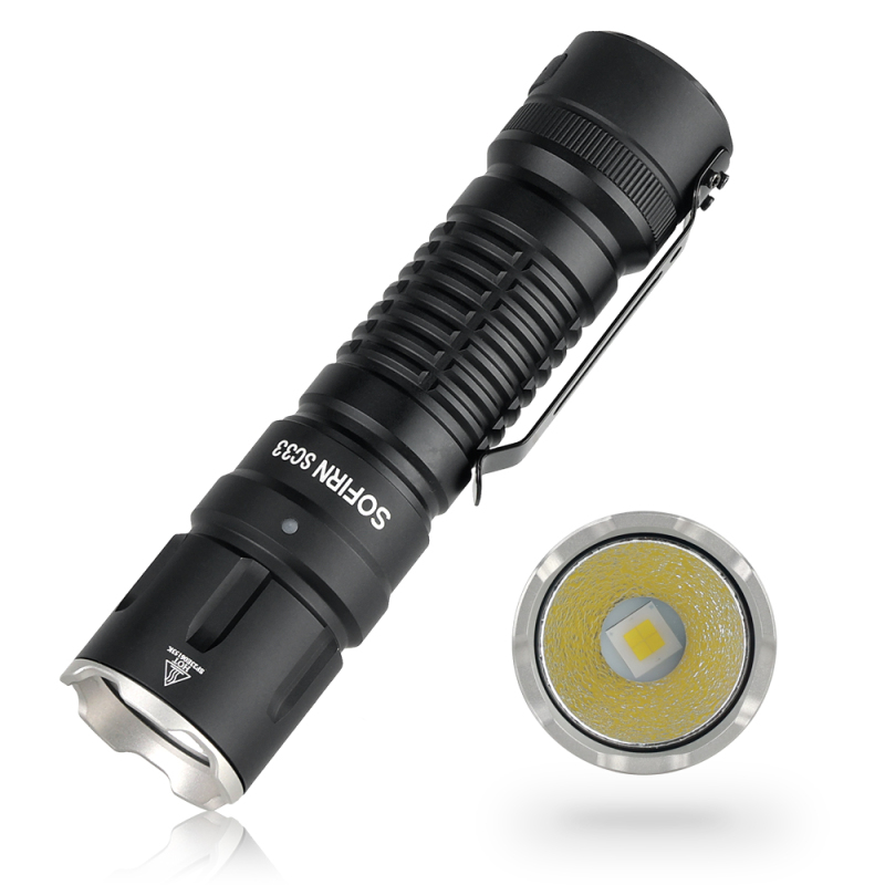 Sophien Sc33 High-Brightness Tactical Edc Flashlight 5200Lm Floodlight Xhp70.3Hi Constant Current Electronic Tail Switch Sophien Sc33 High-Brightness Tactical Edc Flashlight 5200Lm Floodlight Xhp70.3Hi Constant Current Electronic Tail Switch