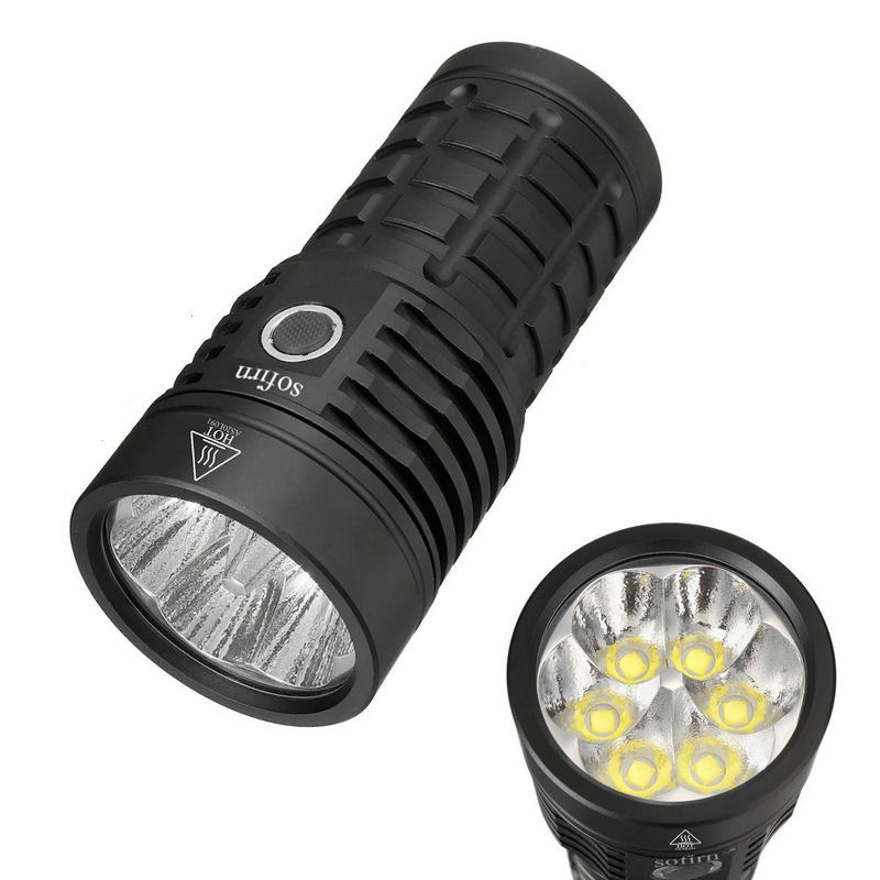 Sophien Q8Plus Small Powerful Flashlight 16000Lm Strong Light Flashlight Xhp50.2 Can Be Directly Charged with 21700 Battery Original Ec06 Sophien Q8Plus Small Powerful Flashlight 16000Lm Strong Light Flashlight Xhp50.2 Can Be Directly Charged with 21700 Battery Original Ec06