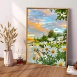 Алмазные картины, полные маленьких пейзажей Daisy, Cross Stitch 2023 Новая паста бриллиантовая ручная спальня Маленькие кусочки Nordic 5D