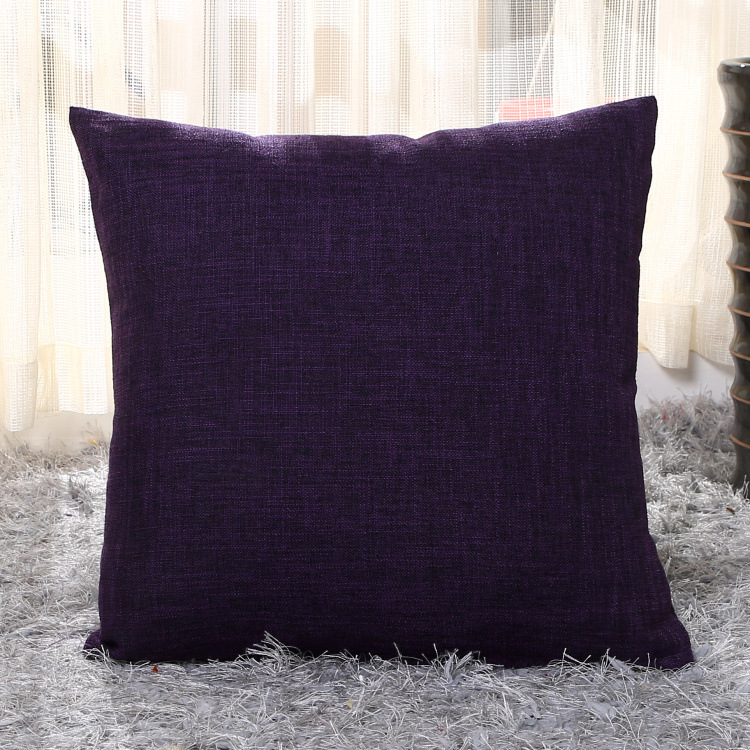 Mỹ dày linen pillowcase mà không cần core Bắc Âu hiện đại nhỏ gọn sofa phòng khách cao cấp đệm màu rắn