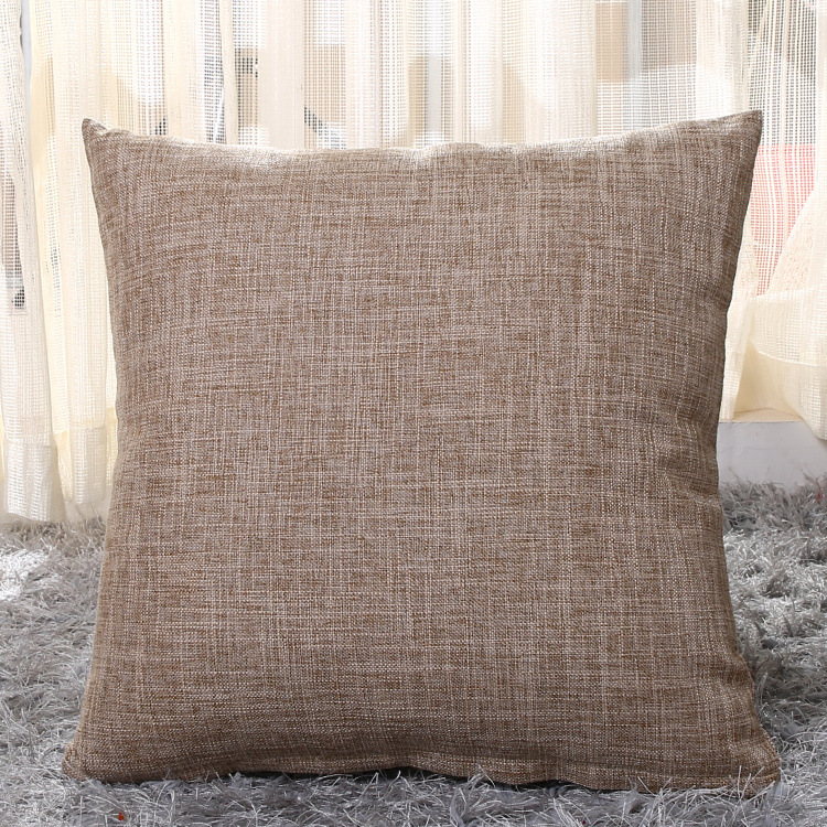 Mỹ dày linen pillowcase mà không cần core Bắc Âu hiện đại nhỏ gọn sofa phòng khách cao cấp đệm màu rắn