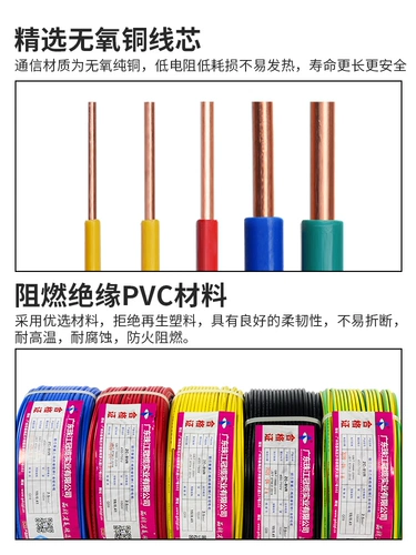 Жемчужная река национальные стандартные стержни. Домохозяйство Fire Flalebone BV1,5 2,5 4 6 клык с одной стоковой мебелью чистая медная жесткая линия