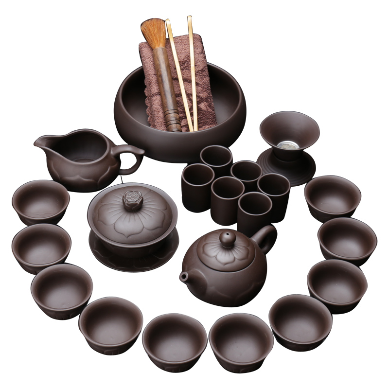 Tea set contracted household kung fu Tea set a complete set of Tea cups ceramic Tea pot 7-9 people fair keller of Tea set