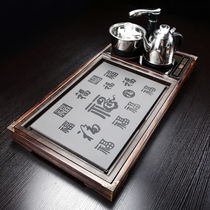 Solid Wood tea tray household tea table simple tea tray set induction cooker electric heating furnace integrated automatic four-in-one M