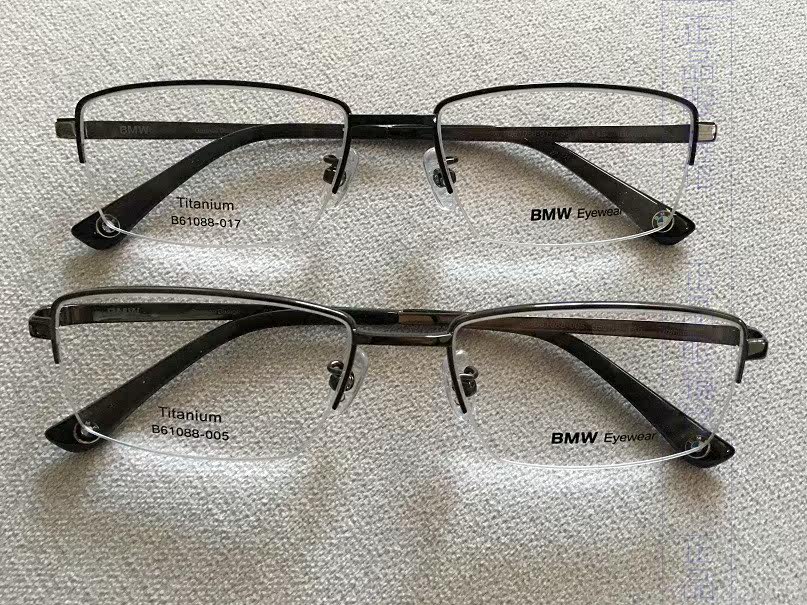 New BMWBMW glasses frame pure titanium ultra-light high-end business men's myopia glasses B61089