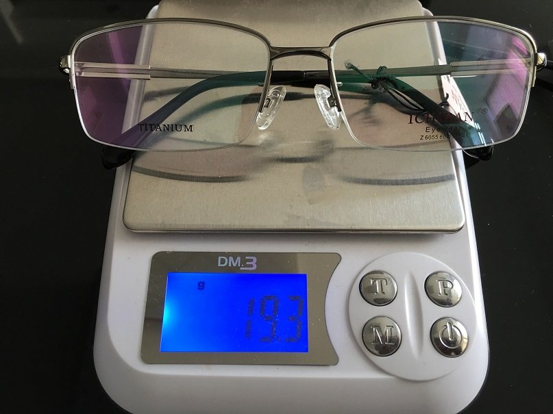 ICHIBAN Ichiban pure titanium Z6055 ultra-light fashion business glasses frame oversized face male glasses frame