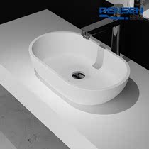 Pen Sen upper basin beautiful stone artificial stone wash basin washbasin Oval thin side wash basin 2208