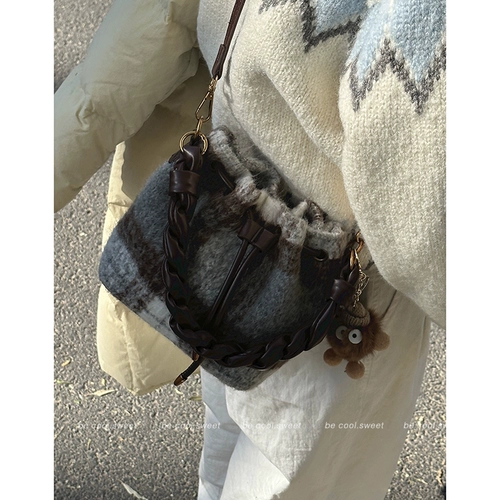 Ретро демисезонная портативная сумка на одно плечо, коллекция 2023, Южная Корея