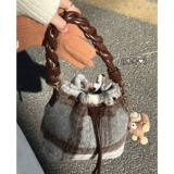 Ретро демисезонная портативная сумка на одно плечо, коллекция 2023, Южная Корея