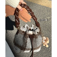 Ретро демисезонная портативная сумка на одно плечо, коллекция 2023, Южная Корея