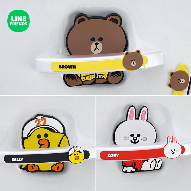 New line door anti-collision stickers cartoon decorative anti-collision strip bumper anti-scratch protection stickers rearview mirror anti-collision