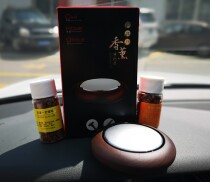 New creative car solid wood ornaments Natural zeolite solid car aromatherapy fresh air car perfume ornaments