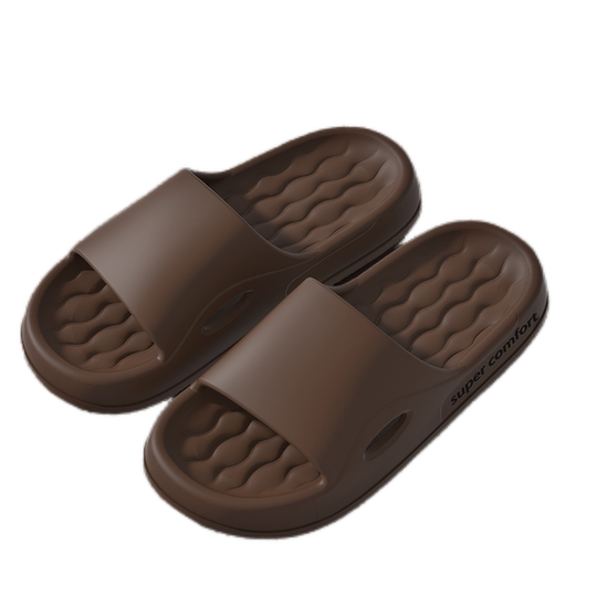 Pantuflas de hombre con suela gruesa para uso exterior en verano