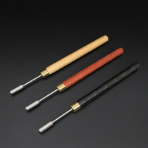 Side oil pen leather oil oil edge sealing paint sandalwood handle stainless steel head smooth DIY leather leather art hand tool