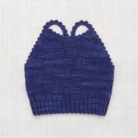 Глубокий синий жилет