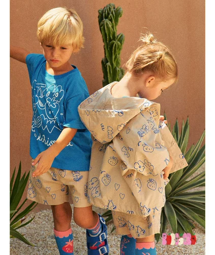 Летний комплект подходит для мужчин и женщин, мультяшная милая футболка с коротким рукавом, толстовка с капюшоном, шорты, в корейском стиле