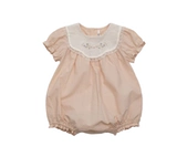 Детское милое дышащее боди для ползания для девочек, короткий рукав, цветочный принт