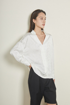 High-end Design Sensation Mulberry Silk White Shirt Advanced Sensation 2022 Early Autumn New Career Real Silk Shirt Blouses Woman