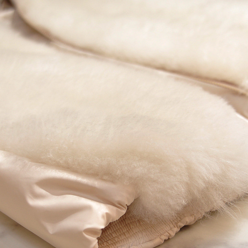 Xiangjia takes off from dusk Italian sharp luxury stunning feel 50,000 Lacon cashmere fur vest woman