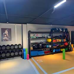 Gym Equipment Storage Rack Kettlebells Dumbbells Medicine Balls Personal Training Tools Yoga Studio Sports Equipment Storage Shelf