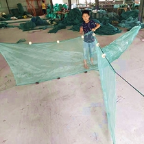 Small river block fishnet Household fence River net fishnet Tiger mouth net Eight-character aircraft net Large two-way Qingtang net shrimp cage