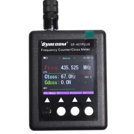 Ручной частотомер для интеркома аналоговый DMR цифровой частотомер считыватель частоты SF-401plus частотно-измерительный прибор подзвуковой декодер