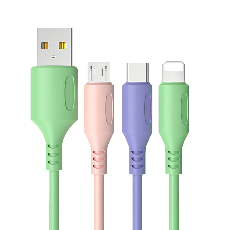 【6.8秒马卡龙三合一】数据线多功能快充