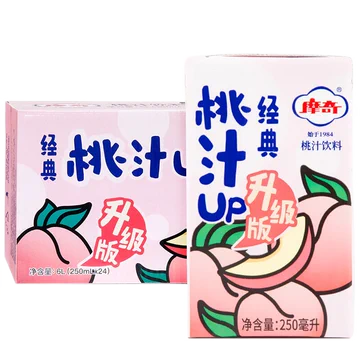 【250ml*9瓶】摩奇经典桃汁果味饮品