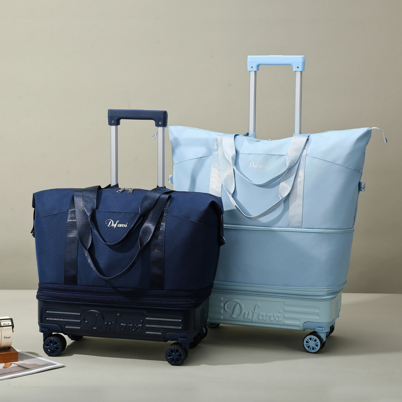 Luggage Bag with Wheels for Students Living on Campus, Large-Capacity Travel Bag for Men and Women, Lightweight Trolley Bag for Boarding